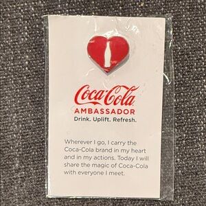 Coca-Cola Red Heart Ambassador Pin